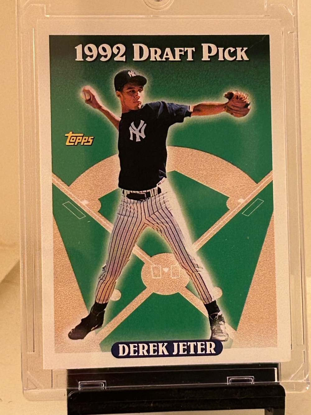 Derek Jeter 1993 Topps Baseball Draft Pick Rookie Card